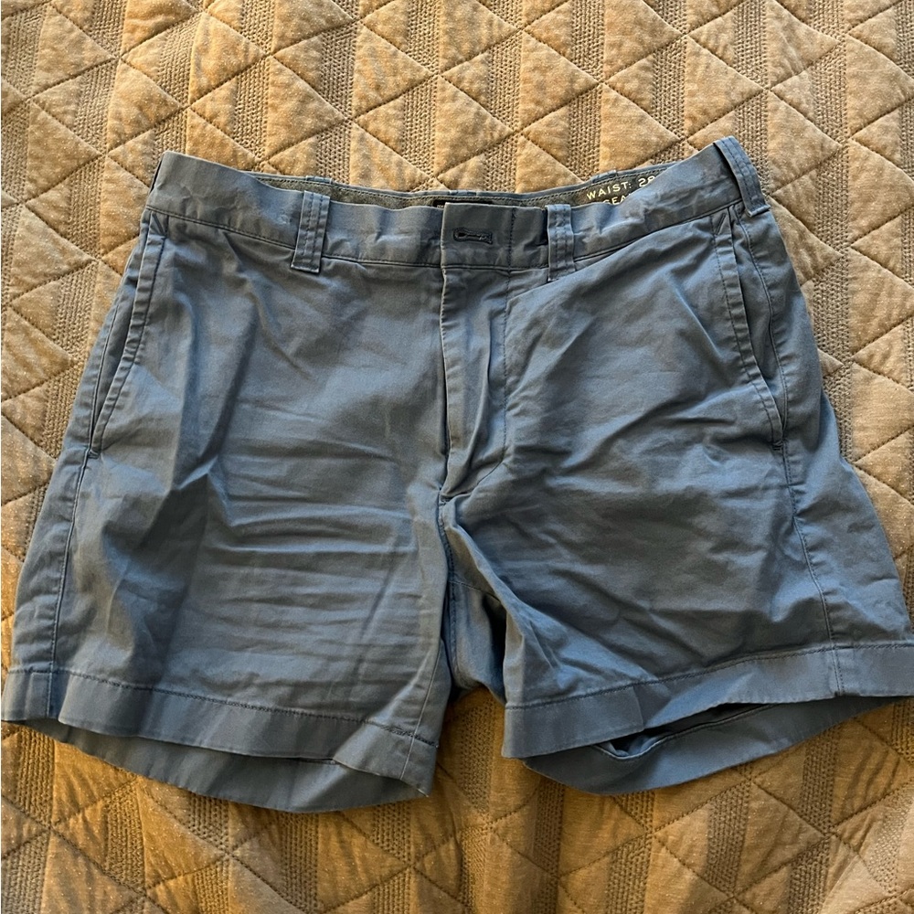 J Crew blue stretch shorts